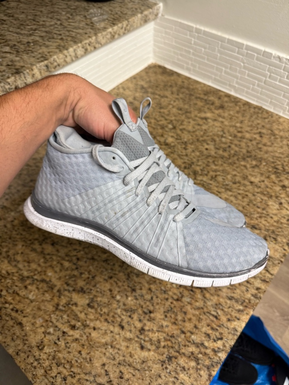 Nike Free Hypervenom 2 Wolf Grey 747139-002  Men Size 10.5 Used